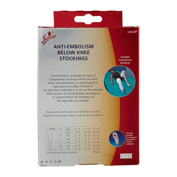 Flamingo Anti Embolism Below Knee Stockings