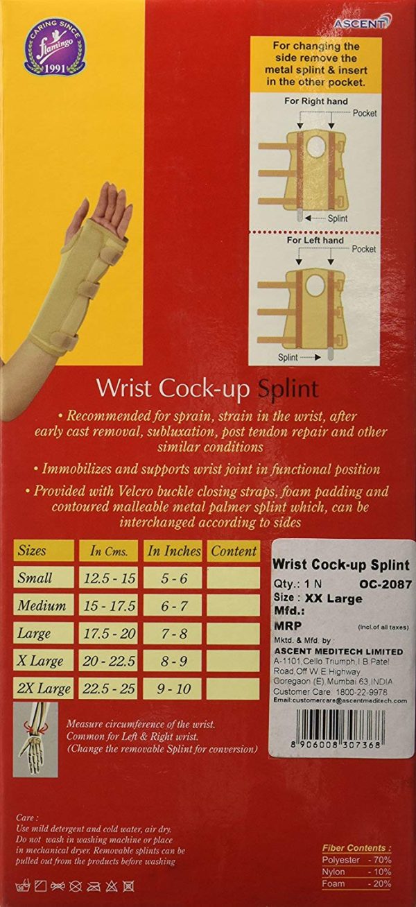 Flamingo Wrist Cock Up Splint