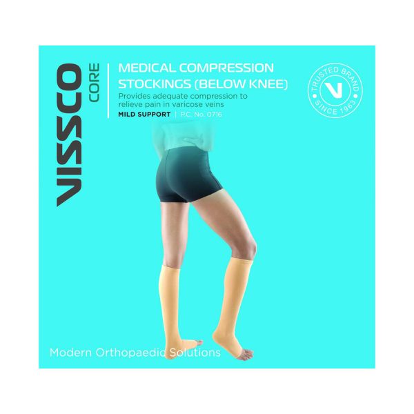 Vissco Medical Compression Stockings (Below Knee)