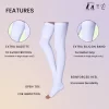 Sorgen Thigh Length Anti Embolism DVT Stockings White, 1 pair