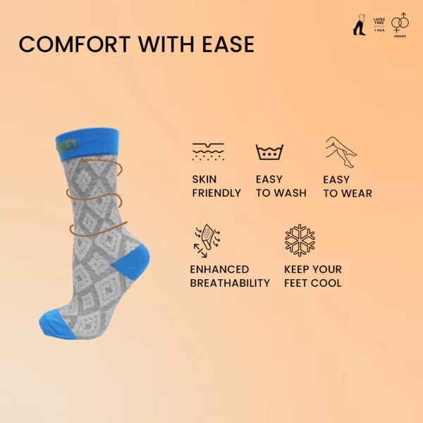 Sorgen Compression Bamboo Crew Length Socks